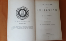 Pakket a 8x Geschiedenis van Amsterdam - J. ter Gouw