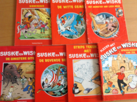 Pakket a 7 bijzondere Suske en Wiske stripalbums - W. Vandersteen