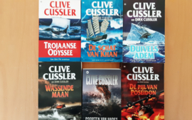 Pakket a 6x Clive Cussler, een Dirk Pitt avontuur - C. Cussler