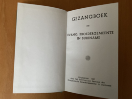 Gezangboek der Evangelische Broedergemeente in Suriname