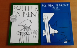 Set a 2x Politiek in prent - H. IJsselstein Mulder / J. van de Weijer / A. de Ranitz