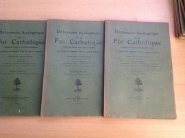 Pakket a 9x Dictionnaire Apologetique de la Foi Catholique,- A. D'Ales