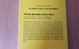 The complete guide to Your Own Business / C.E. Tate / L.C. Megginson / C.R. Scott / L.R. Trueblood