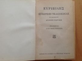 Evripides tragoediae, volume 1, 2 en 3 - A. Nauck