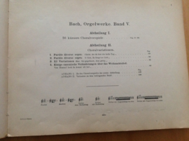 Johann Sebastian Bach Kompositionen für die Orgel , Band V. - F.C. Griepenkerl / F. Roitzsch