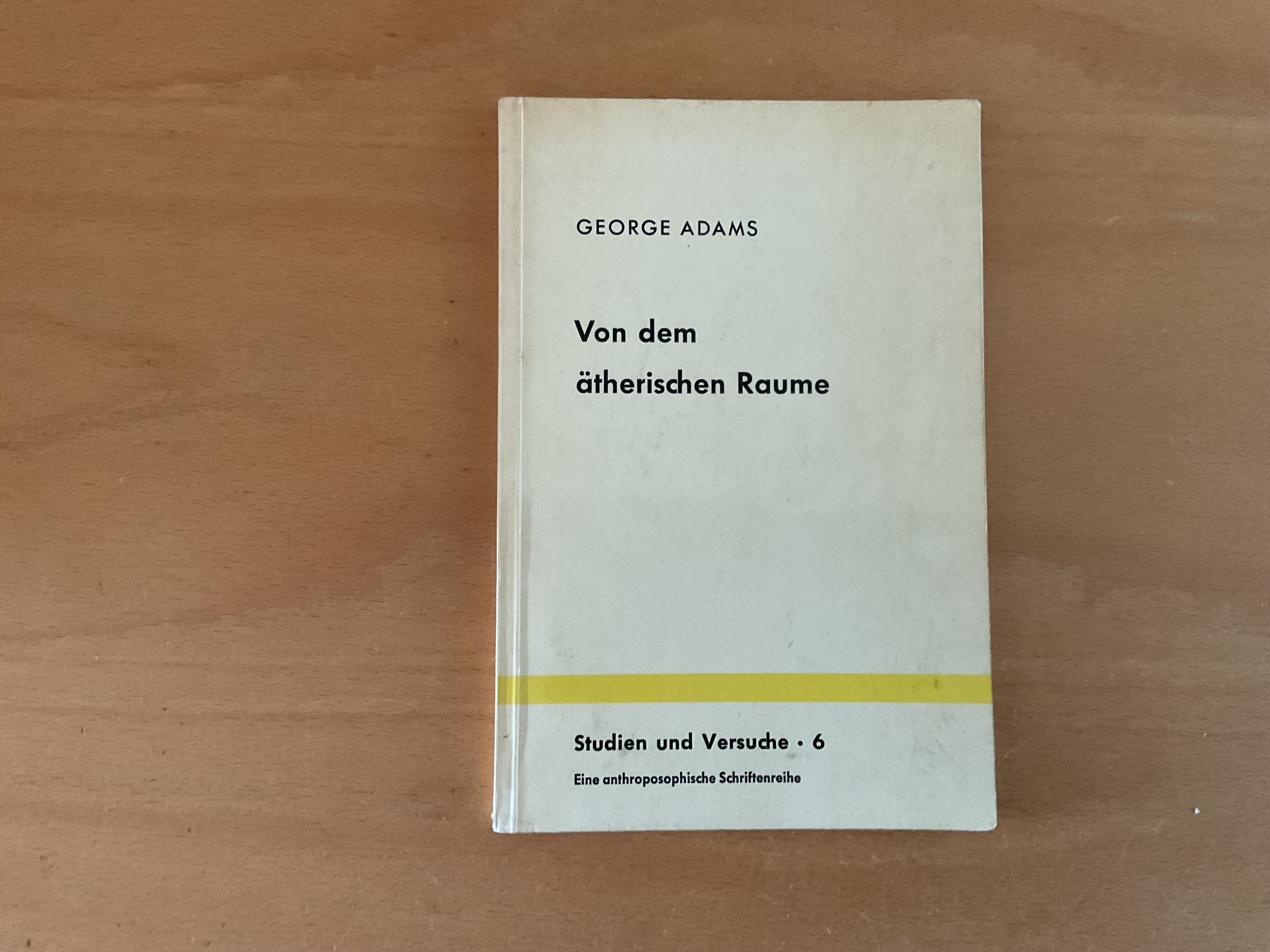 Von dem ätherischen Raume - G. Adams