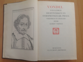 Vondel. Volledige dichtwerken en oorspronkelijke proza - A. Verweij