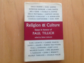 Religion & Culture, essays in honour of Paul Tillich - W. Leibrecht