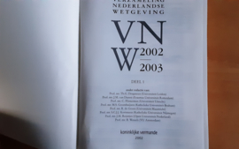 Pakket a 3x Verzameling Nederlandse Wetgeving, 1-2-3, 2002-2003 - Th.G. Drupsteen e.a.