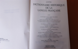 Dictionnaire historique de la langue francaise - A. Rey