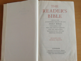 The Reader's Bible being the authorized version of the Holy Bible
