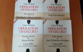 Pakket a 4x Order of Battle: Operation Overlord, compleet - Ch. Chant / J. Arnold / R. Wiener