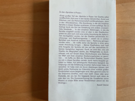 Sprüche in Prosa. Einleitung und Anmerkungen von Rudolf Steiner - Goethe