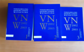 Pakket a 3x Verzameling Nederlandse Wetgeving 2002-2003 - Th.G. Drupsteen e.a.