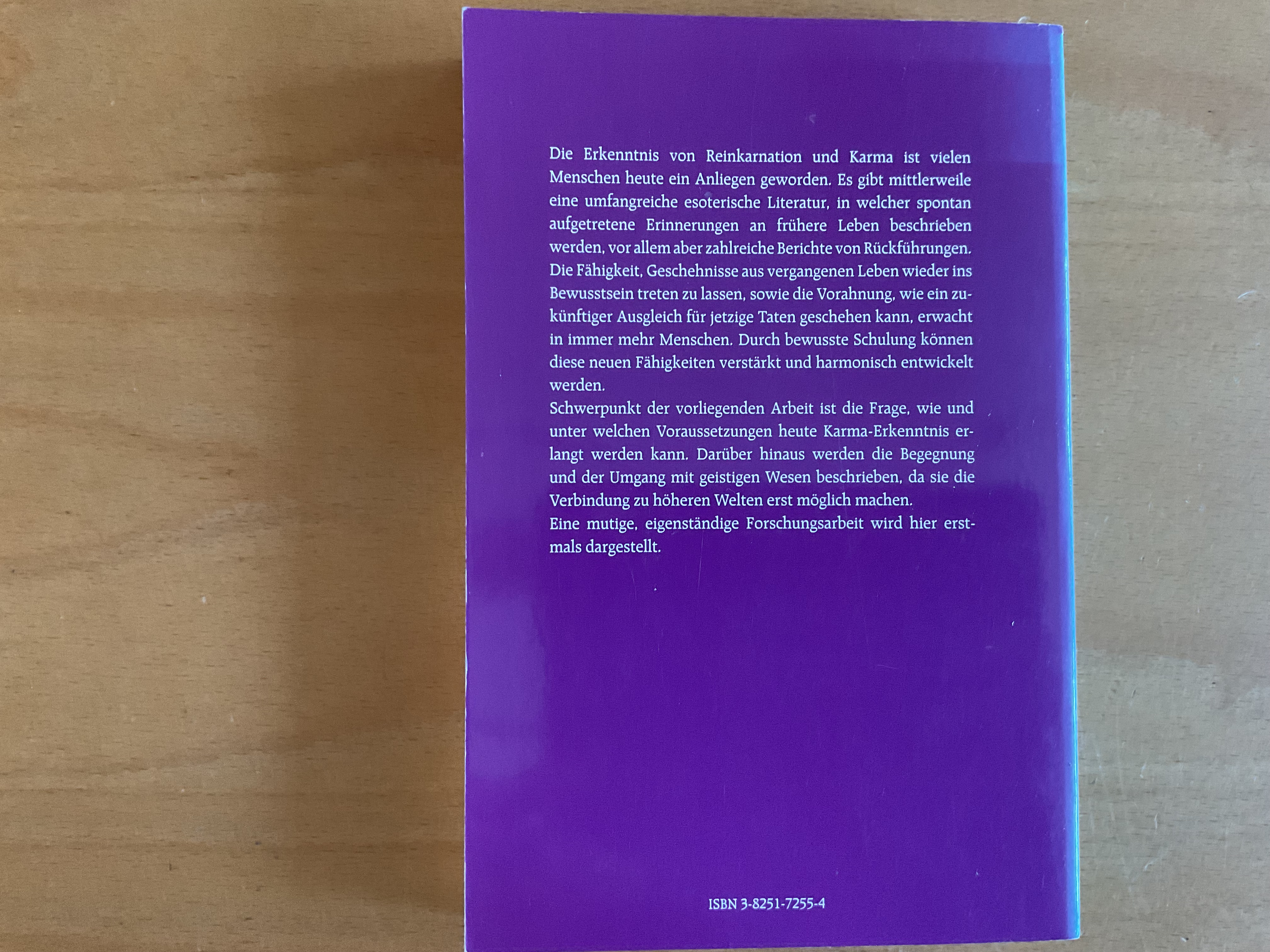 Karma-Erkenntnis. Warum? - H. Oehms