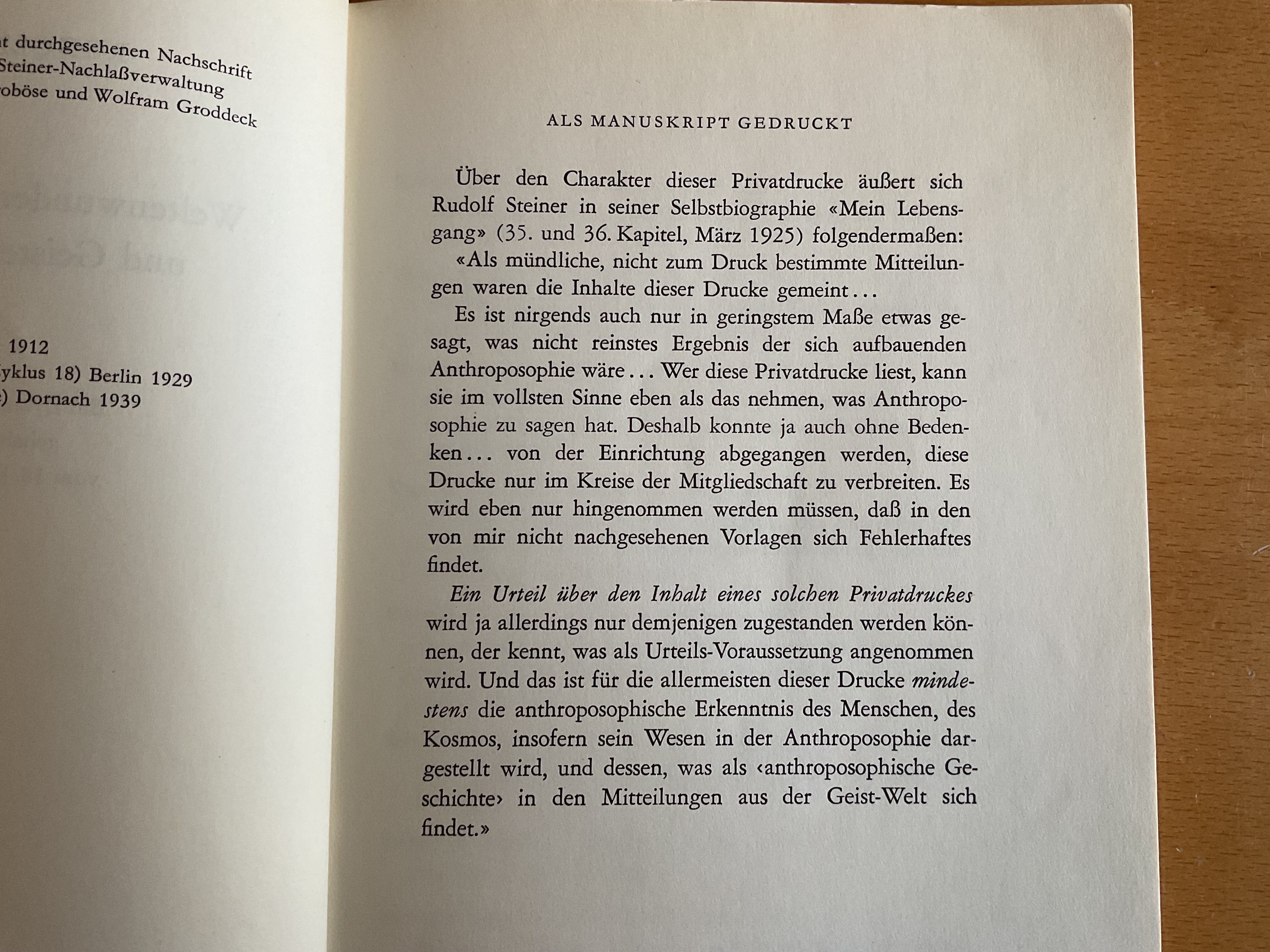 Weltenwunder, Seelenprüfungen und Geistesoffenbarungen - R. Steiner