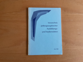 Verzeichnis anthroposophischer Ausbildungs- und Studienstätten - R. Steiner