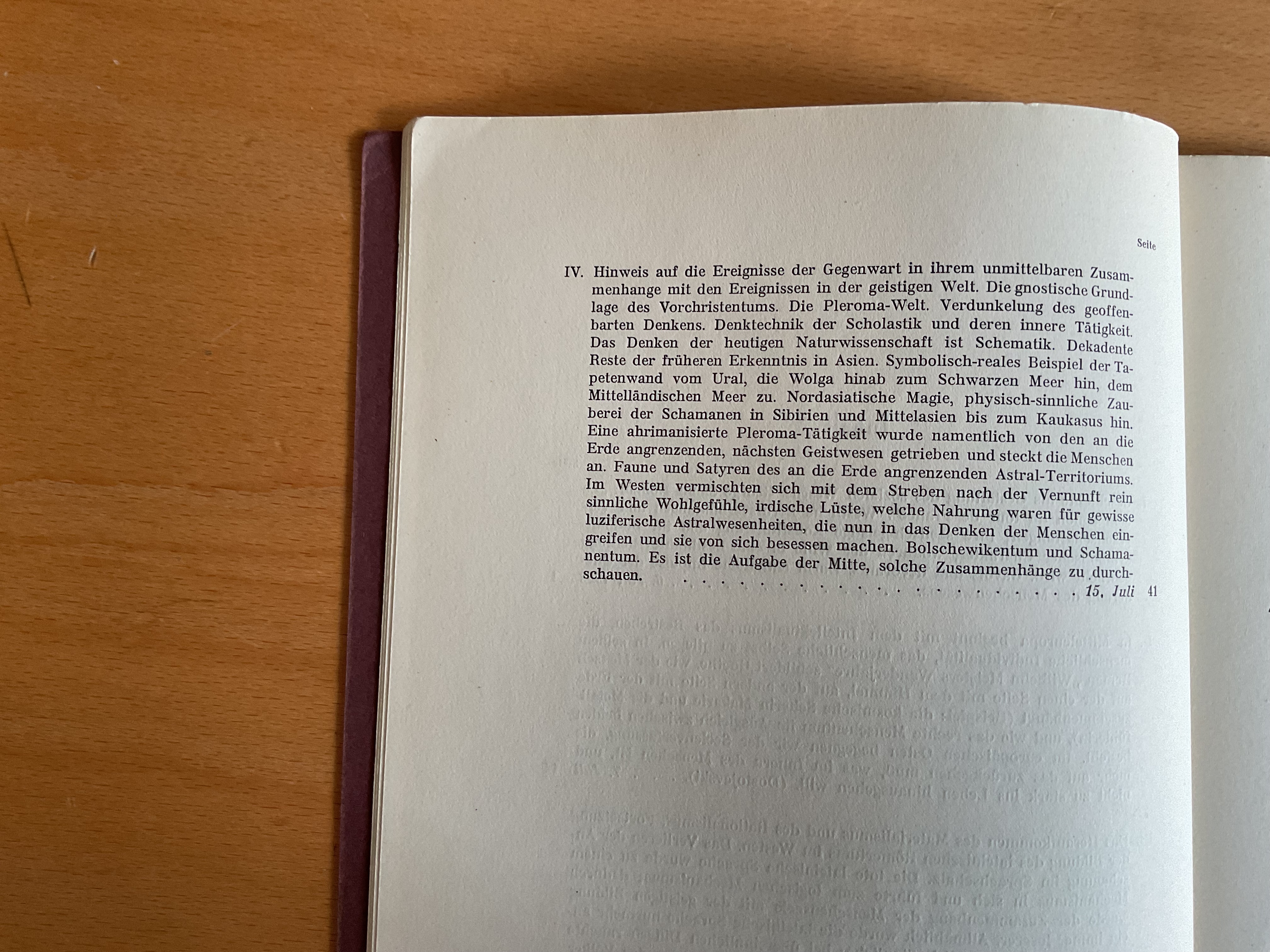 Eine Jahrhunderbetrachtung 1823 bis 1923. Das Entscheidende der Gegenwart - R. Steiner