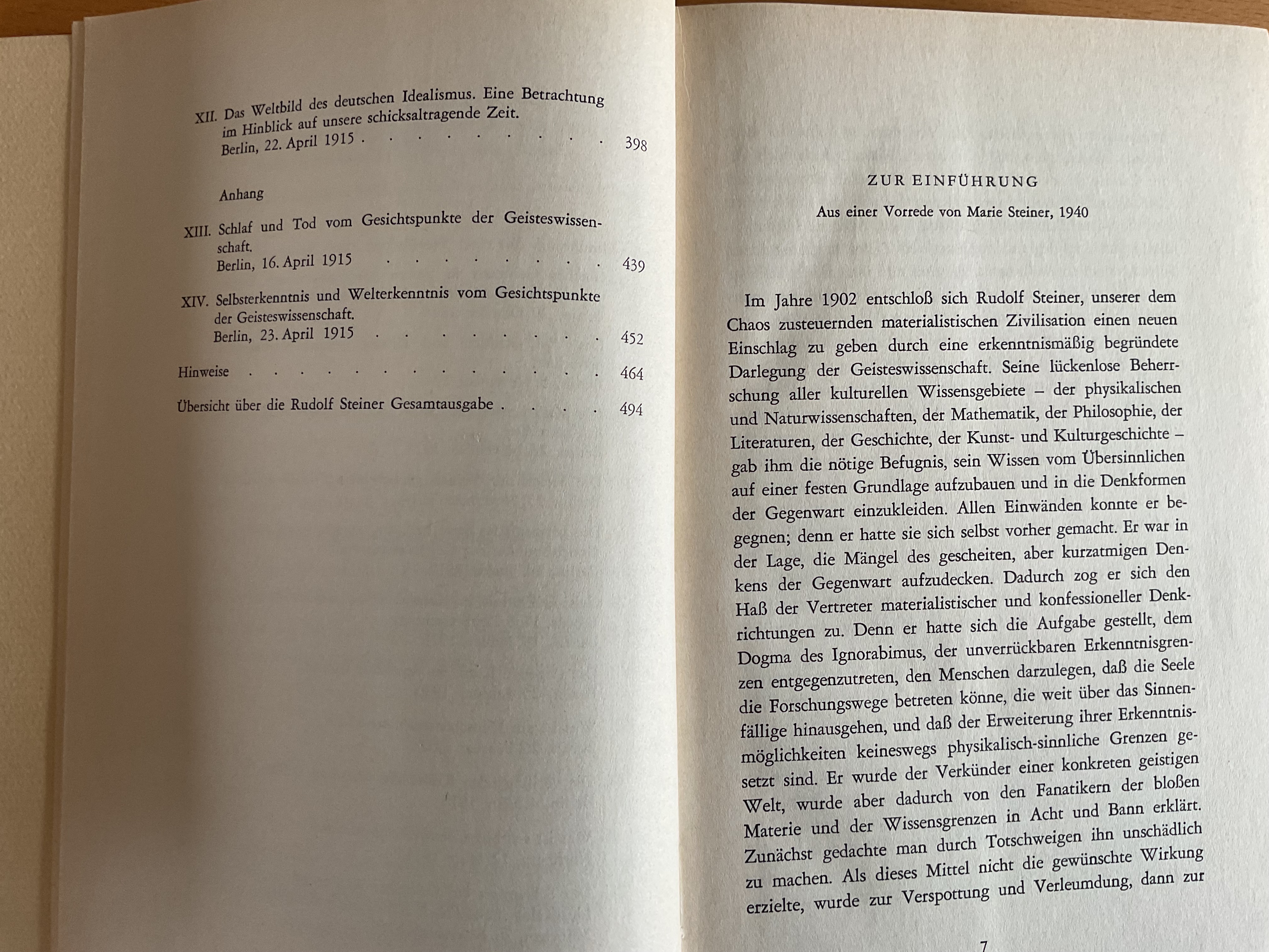 Aus Schicksaltragender Zeit - R. Steiner