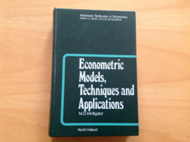 Econometric, models, techniques and applications - M.D. Intriligator