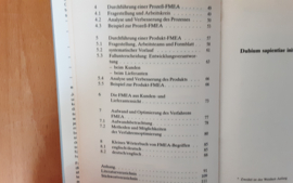 FMEA Fehlermöglichkeits- und einflussanalyse in der industriellen Praxis - W.D. Franke