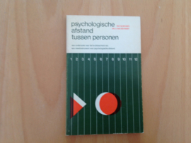 Psychologische afstand tussen personen - P.B. Defares / J.J. van der Werff