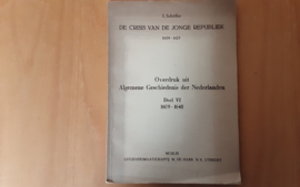 De crisis van de jonge republiek, 1609-1625 - I. Schöffer