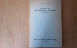 Studien über das Verhältnis Russlands zy Europa - G. von Rauch