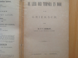 De leer der Tempora en Modi in het Grieksch - P.V. Sormani