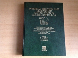 Internal friction and ultrasonic attenuation in solids-icifuas-10