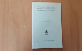 Openbaring, overlevering en Heilige Schrift in het tweede  Vaticaans Concilie - P.A. van Leeuwen