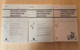 Pakket a 3x Nederlandsche bronnen - Nederlands Historisch Genootschap