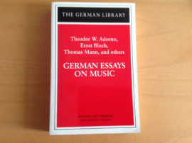 German essays on music - T.W. Adorno / E. Bloch / T. Mann en anderen