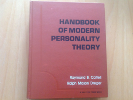 Handbook of modern personality theory - R.B. Cattell / R.M. Dreger