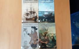 Pakket a 4x Tijdschrift voor zeegeschiedenis 2014 en 2015, compleet