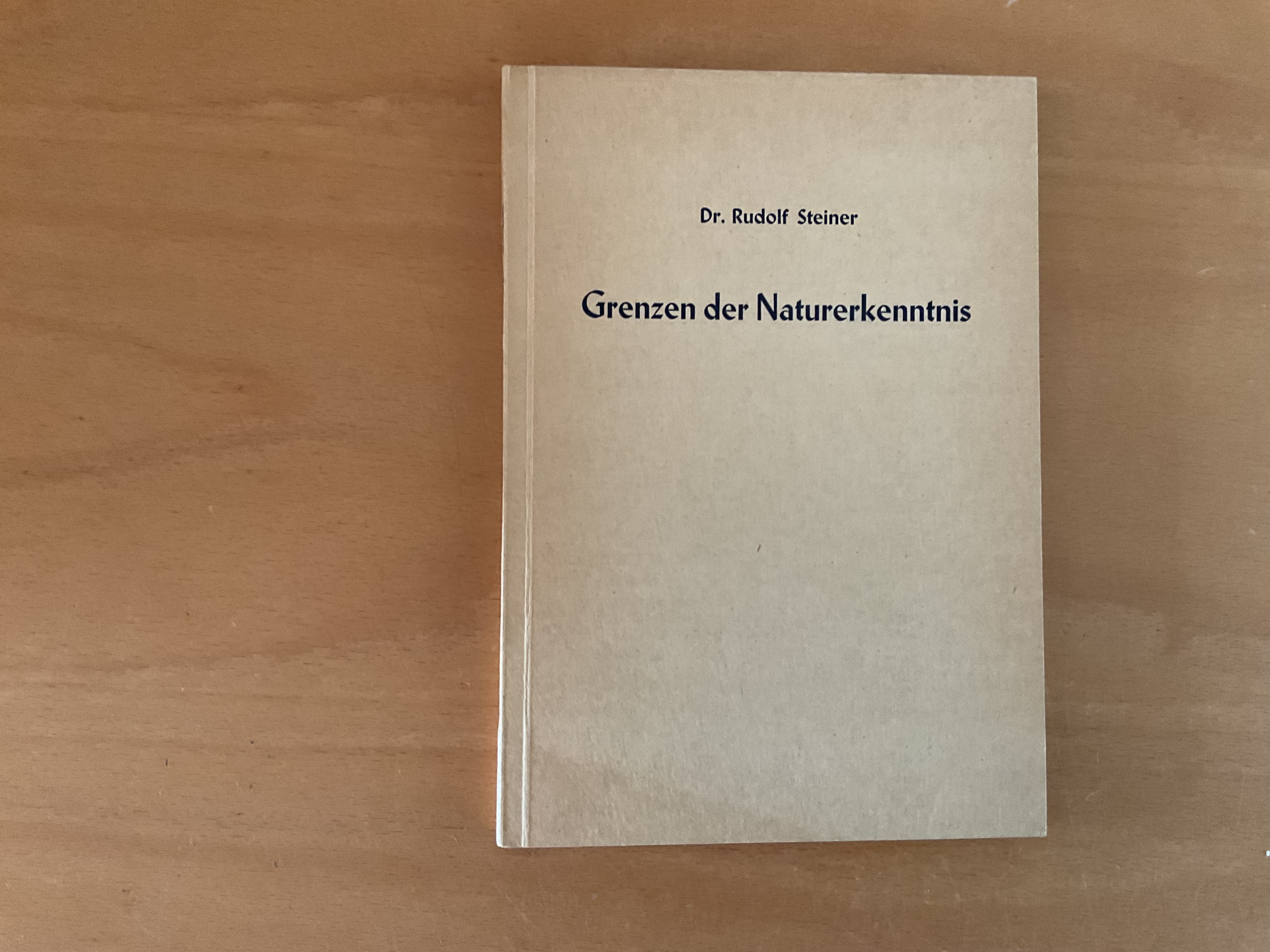Grenzen der Naturerkenntnis - R. Steiner