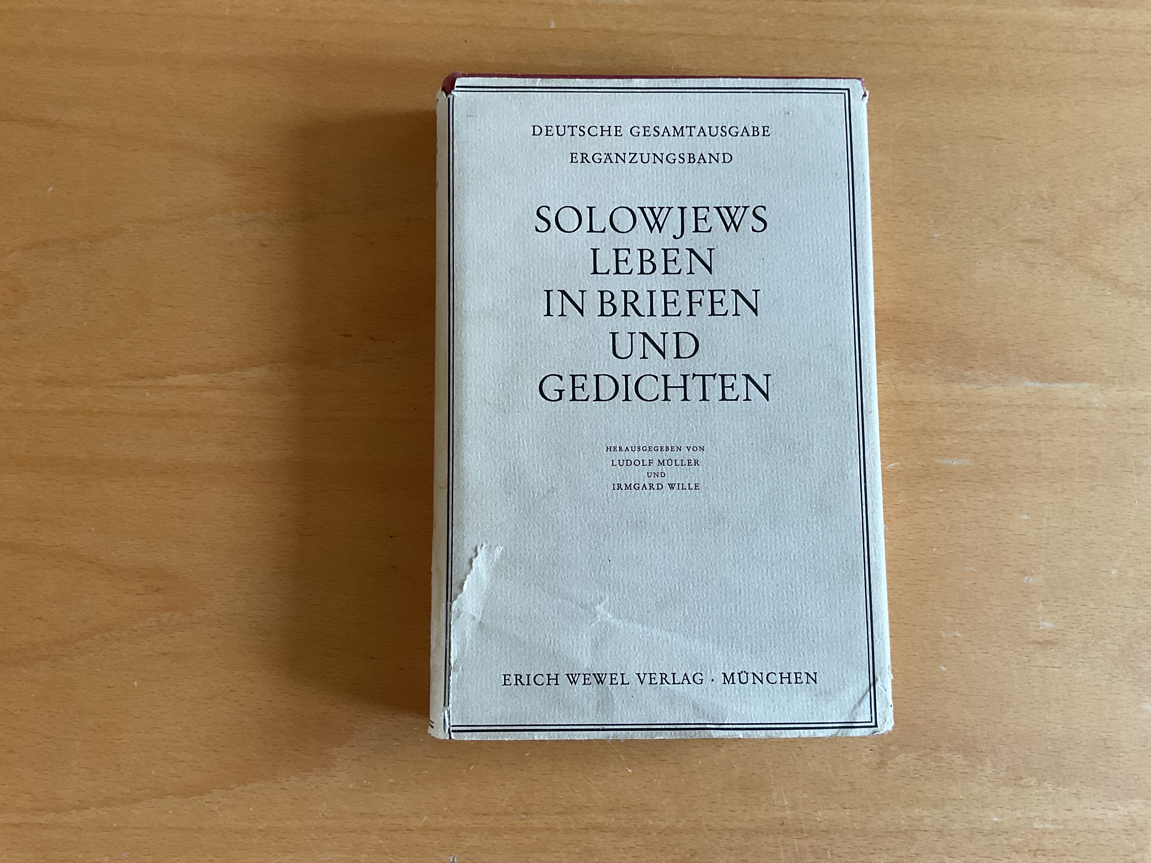 Solowjews Leben in Briefen und Gedichten - W. Solowjew