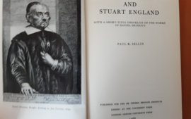 Daniel Heinsius and Stuart England - P.R. Sellin