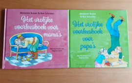 Set a 2x Het vrolijke voorleesboek voor mama's / papa's - M. Busser /R. Schröder