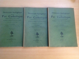 Pakket a 9x Dictionnaire Apologetique de la Foi Catholique,- A. D'Ales