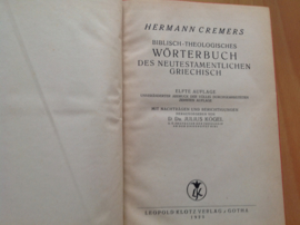 Biblisch-theologisches Wörterbuch des neutestamentlichen Griechisch - H. Cremers
