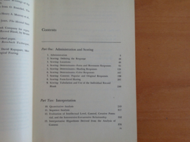 Developments in the Rorschach Technique- B. Klopfer e.a.