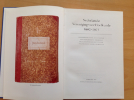 Nederlandse Vereniging voor Heelkunde 1902-1977