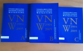 Pakket a 3x Verzameling Nederlandse Wetgeving 2004-2005 - C. Flinterman e.a.