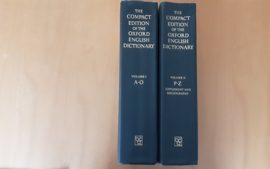 Set a 2x The Compact Edition of the Oxford Dictionary