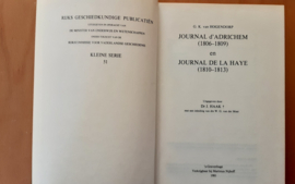 Journal d'Adrichem (1806-1809) en Journal de la Haye (1810-1813) - G.K. van Hogendorp