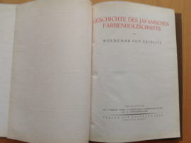 Geschichte des Japanischen Farbenholzschnitts - W. von Seidlitz