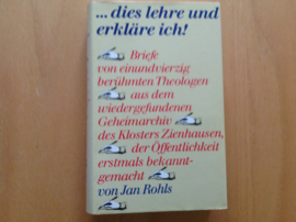 ...dies lehre und erkläre ich! - J. Rohls