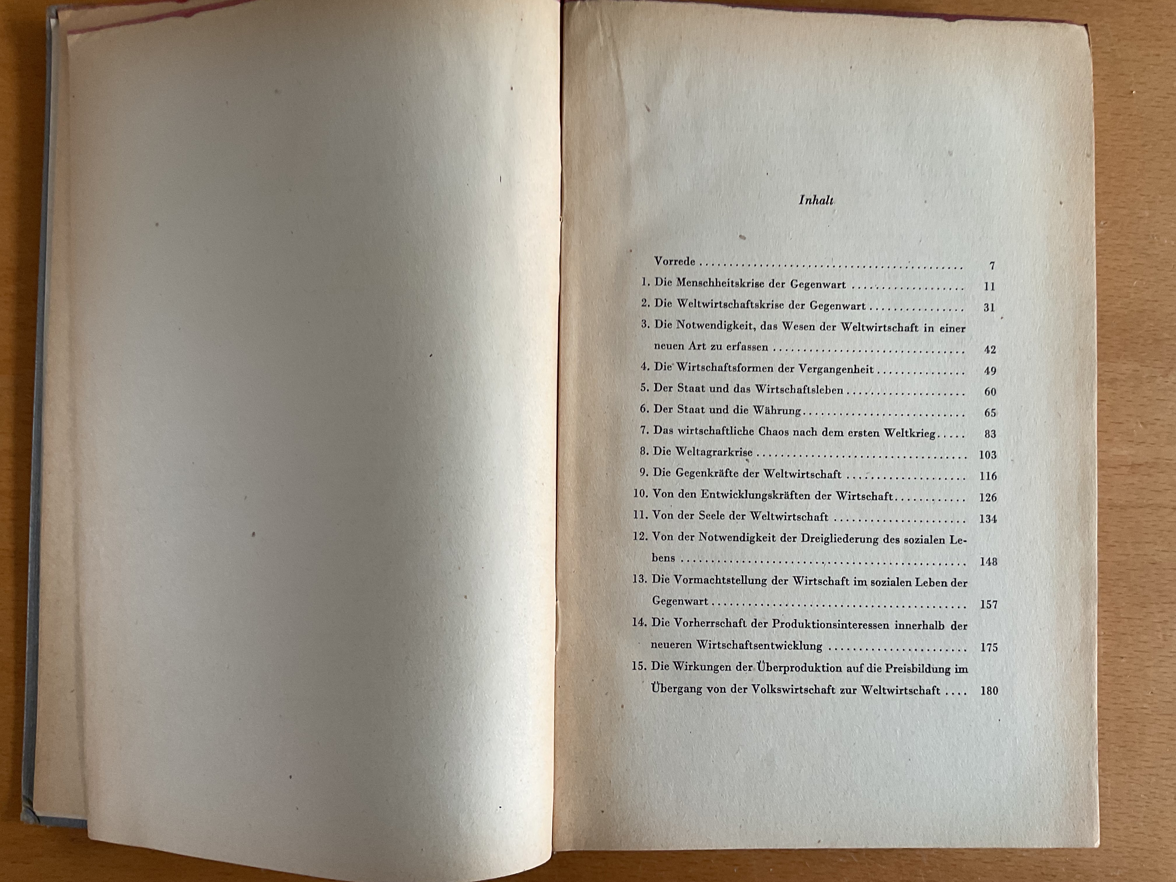 Vom Wesen der Weltwirtschaft - E. Leinhas