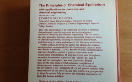 The Principles of Chemical Equilibrium - K. Denbigh